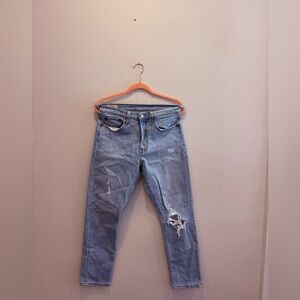 Levi's Distressed 501 Jeans